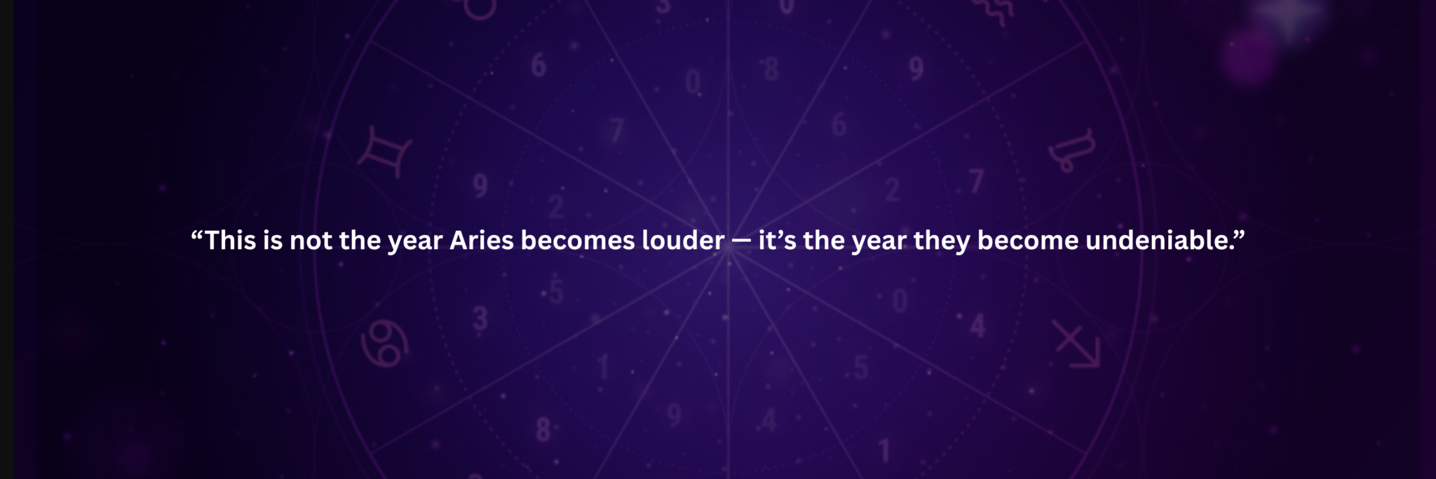 Aries Horoscope 2026