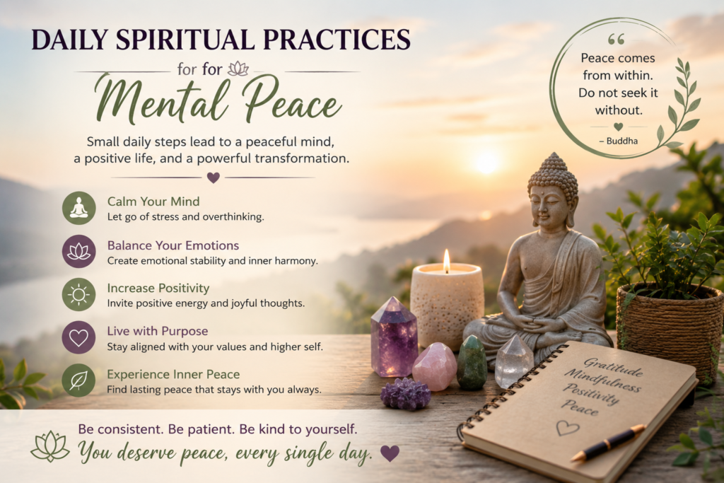 Daily Spiritual Practices for Mental Peace