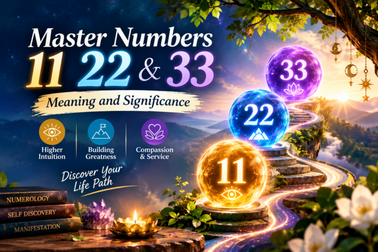 Master Numbers 11, 22 & 33: Meaning and Significance