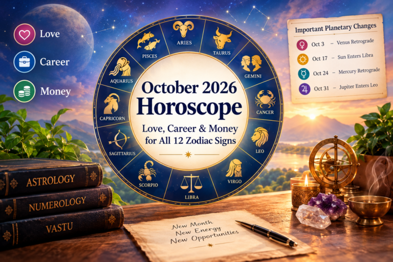 October 2026 Horoscope: Love, Career & Money for All 12 Zodiac Signs